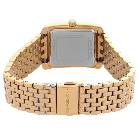 NWT Authentic Michael Kors Emery Quartz Crystal White Dial Women's Watch - Picture 3 of 3